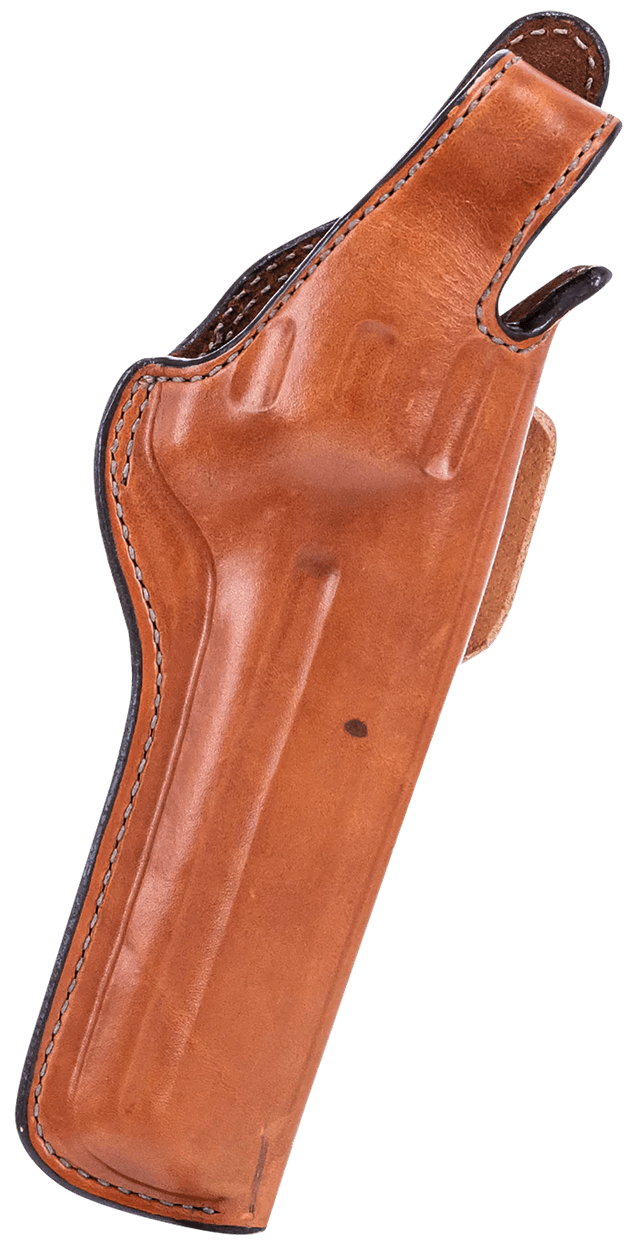 Bianchi 10237 5BHL Thumbsnap  OWB Size 06 Tan Leather Belt Loop Fits Ruger GP100/Colt King Python Right Hand