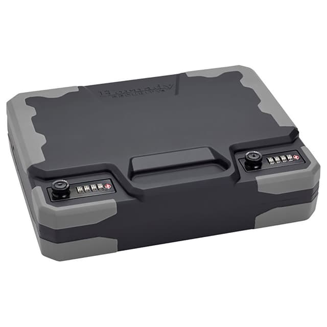 Hornady 95260 TrekLite Lock Box XXL Combination Key Entry Black Holds 2 Handguns Polycarbonate