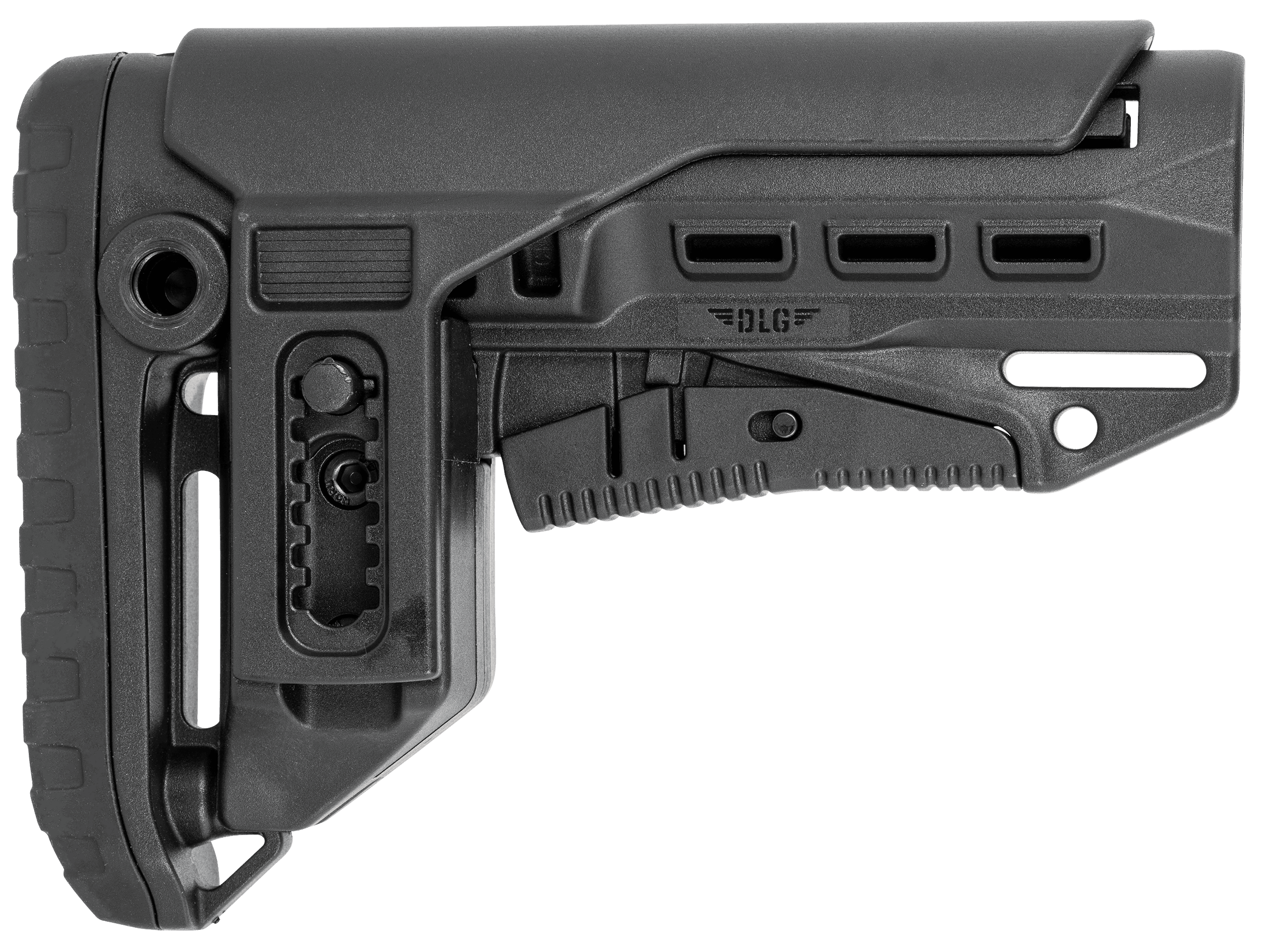NcStar Compact Pcp52 Mil-Spec Stock Collapsible with Adjustable Cheekpiece