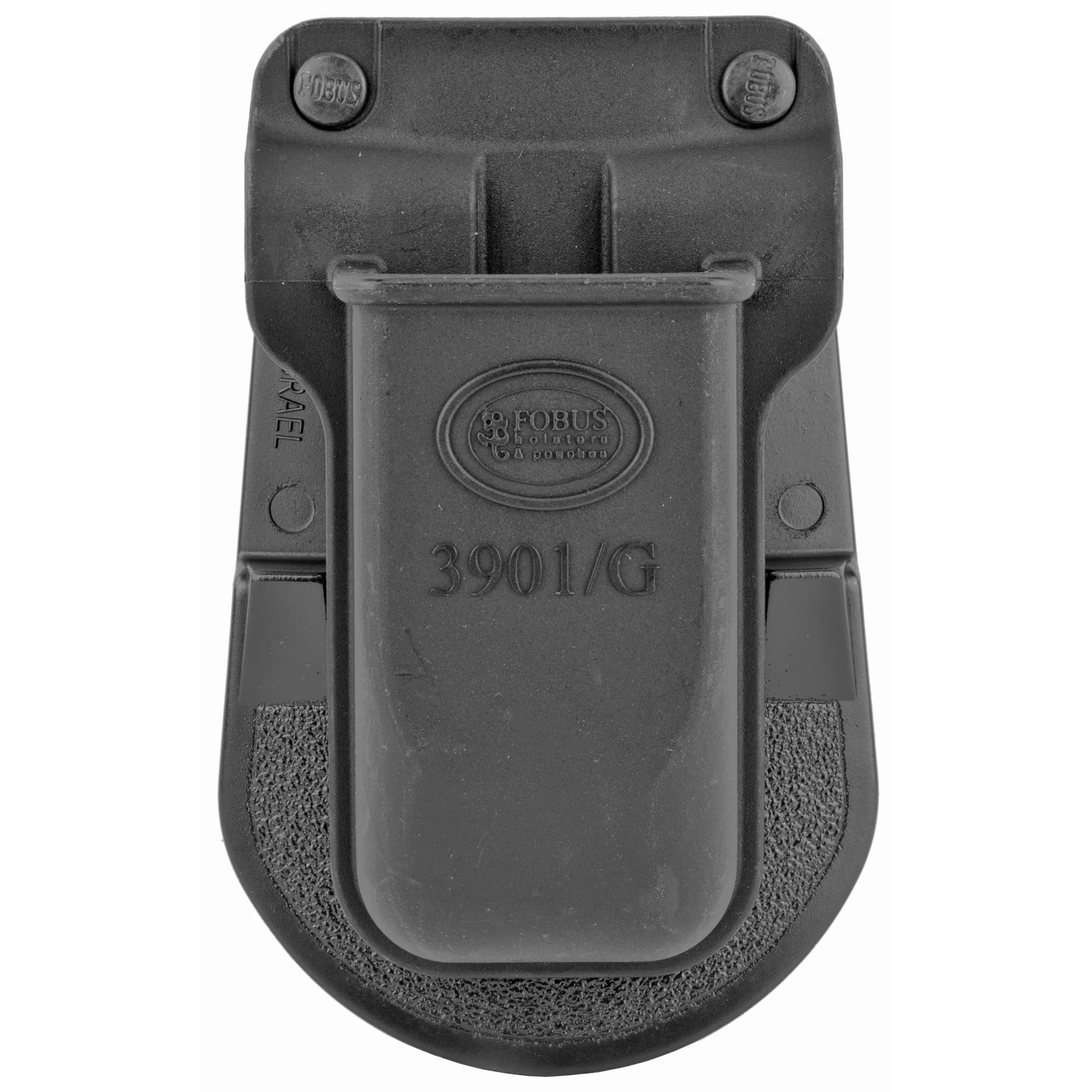 Fobus 3901G Single Mag Pouch  Black Polymer Paddle Compatible w/ Double Stack/Glock Belts 1.75" Wide