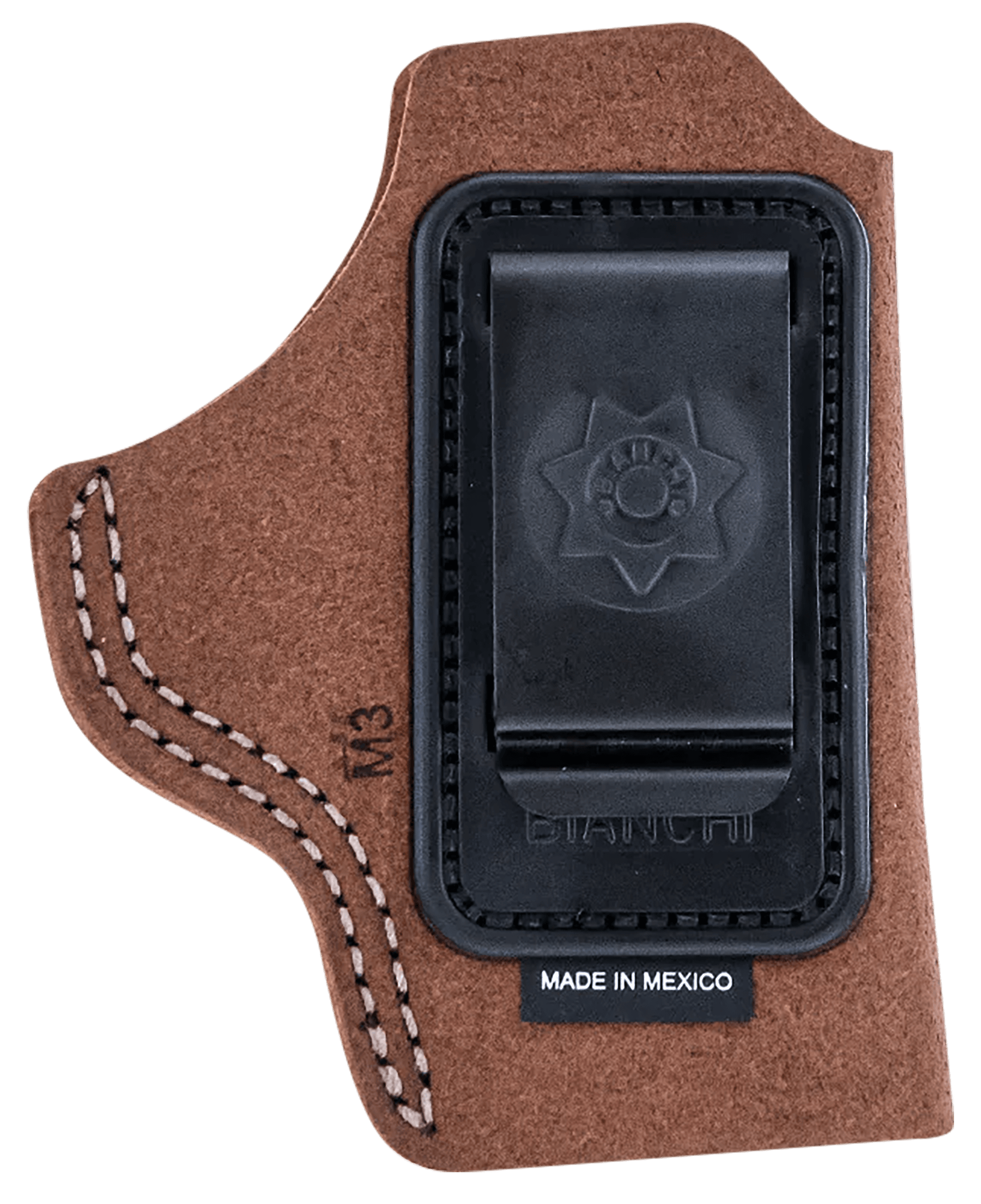 Bianchi 10380 6C  IWB Tan Leather Belt Clip Fits 2" Barrels/Ruger/Colt Charter Arms Right Hand