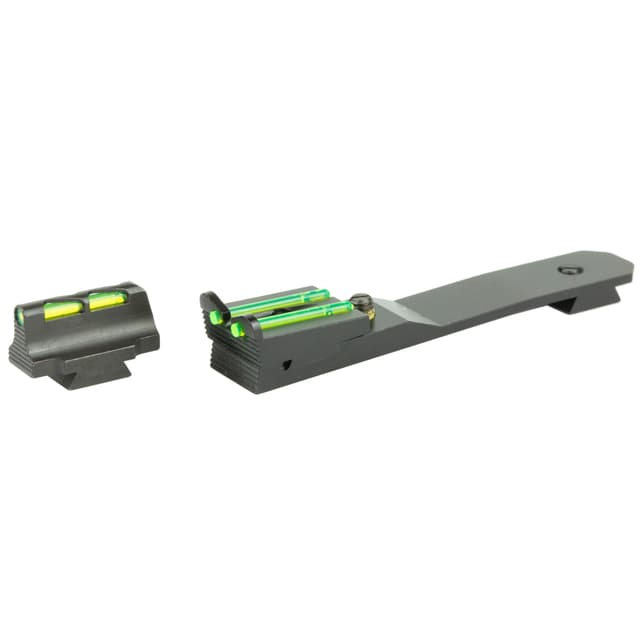 Hiviz LiteWave Front Rear Rifle Sight Combo Henry .22 LR Green White LitePipes