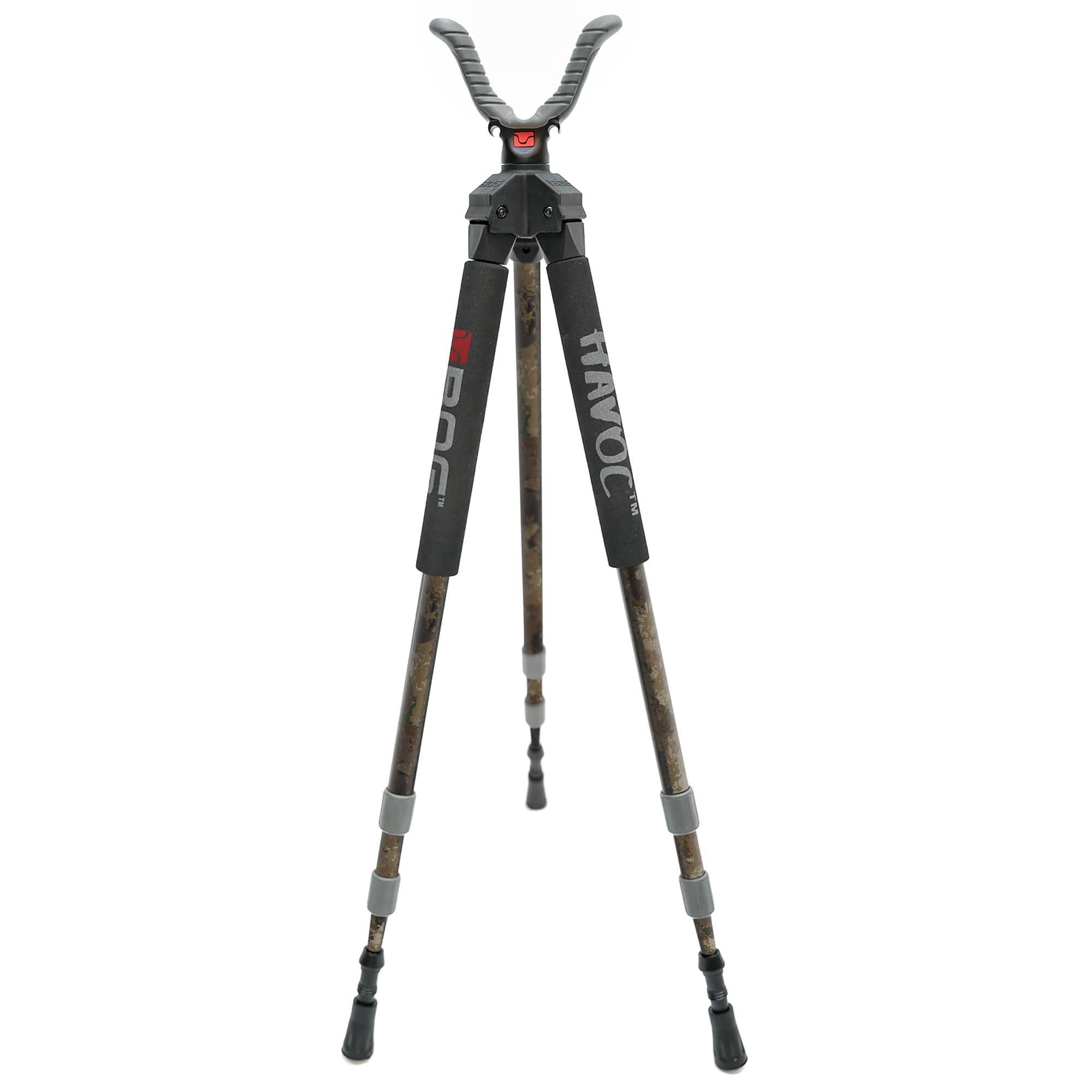 BOG Gear Havoc Tripod Camo Lightweight Portable Bipod with Twist-Leg Locks
