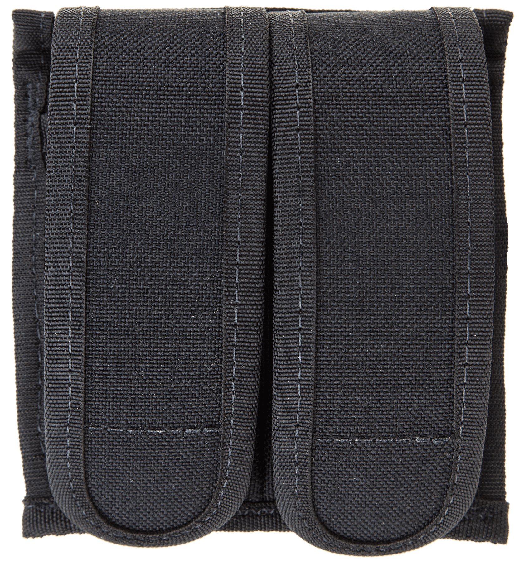 Blackhawk 44AO54BK Universal Mag Case  Double Black Cordura Hook & Loop Belts 2.25" Wide Compatible w/ Double Stack 9mm/40