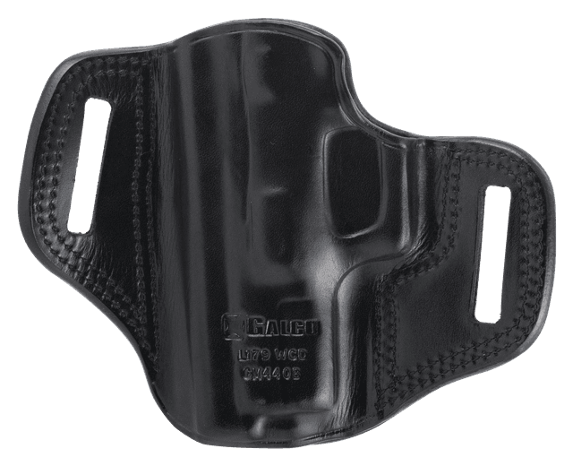 Galco CM440B Combat Master OWB Black Leather Belt Slide Fits Springfield XD Fits Springfield XD Mod. 2 Fits Springfield XD-M Right Hand