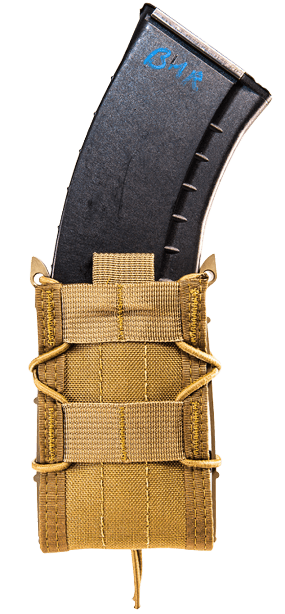 High Speed Gear 13TA10CB TACO Mag Pouch Coyote Brown Nylon Belt Compatible w/ Rifle