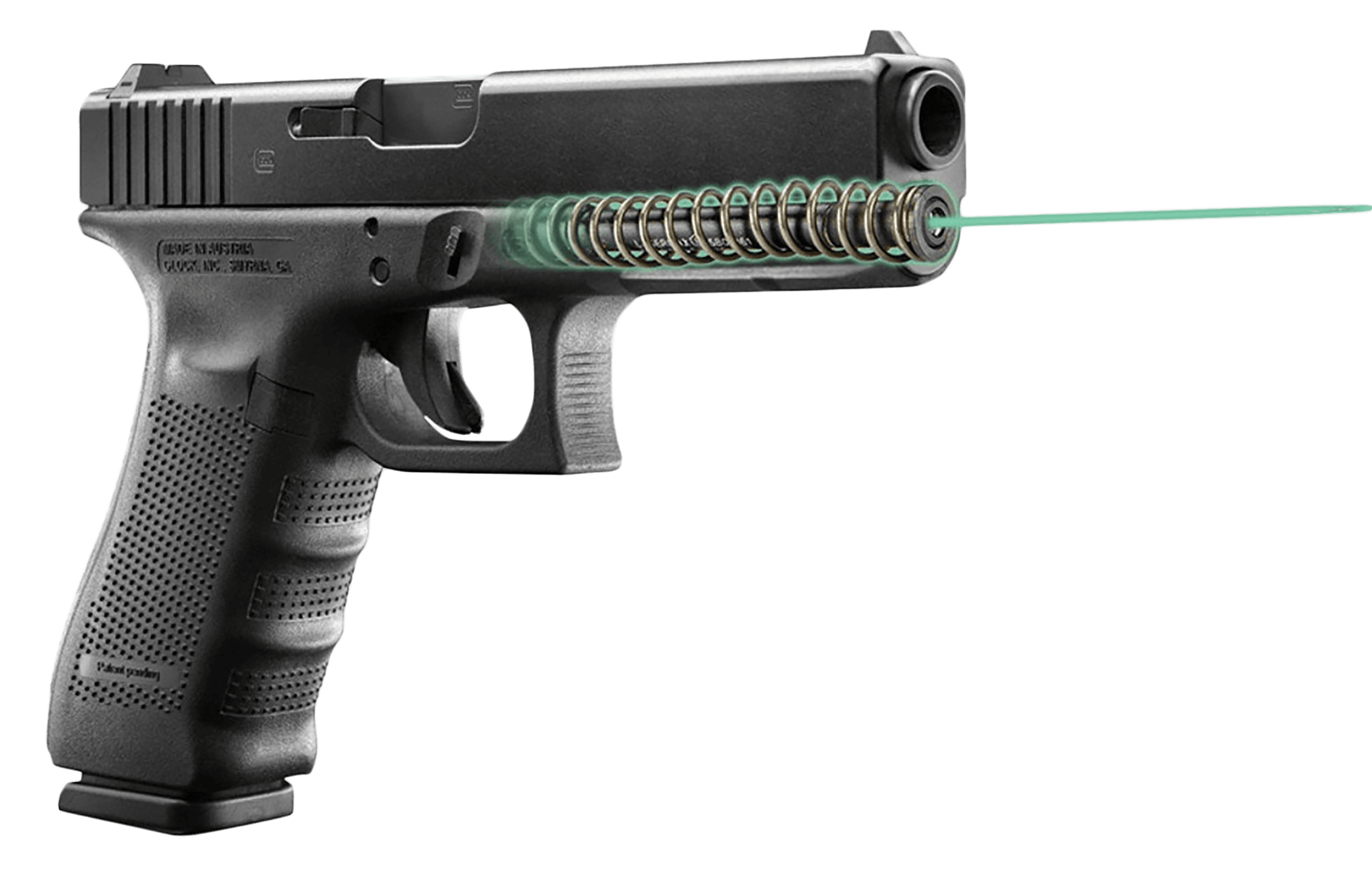 Lasermax Green Guide Rod Laser Glock 17 Gen4