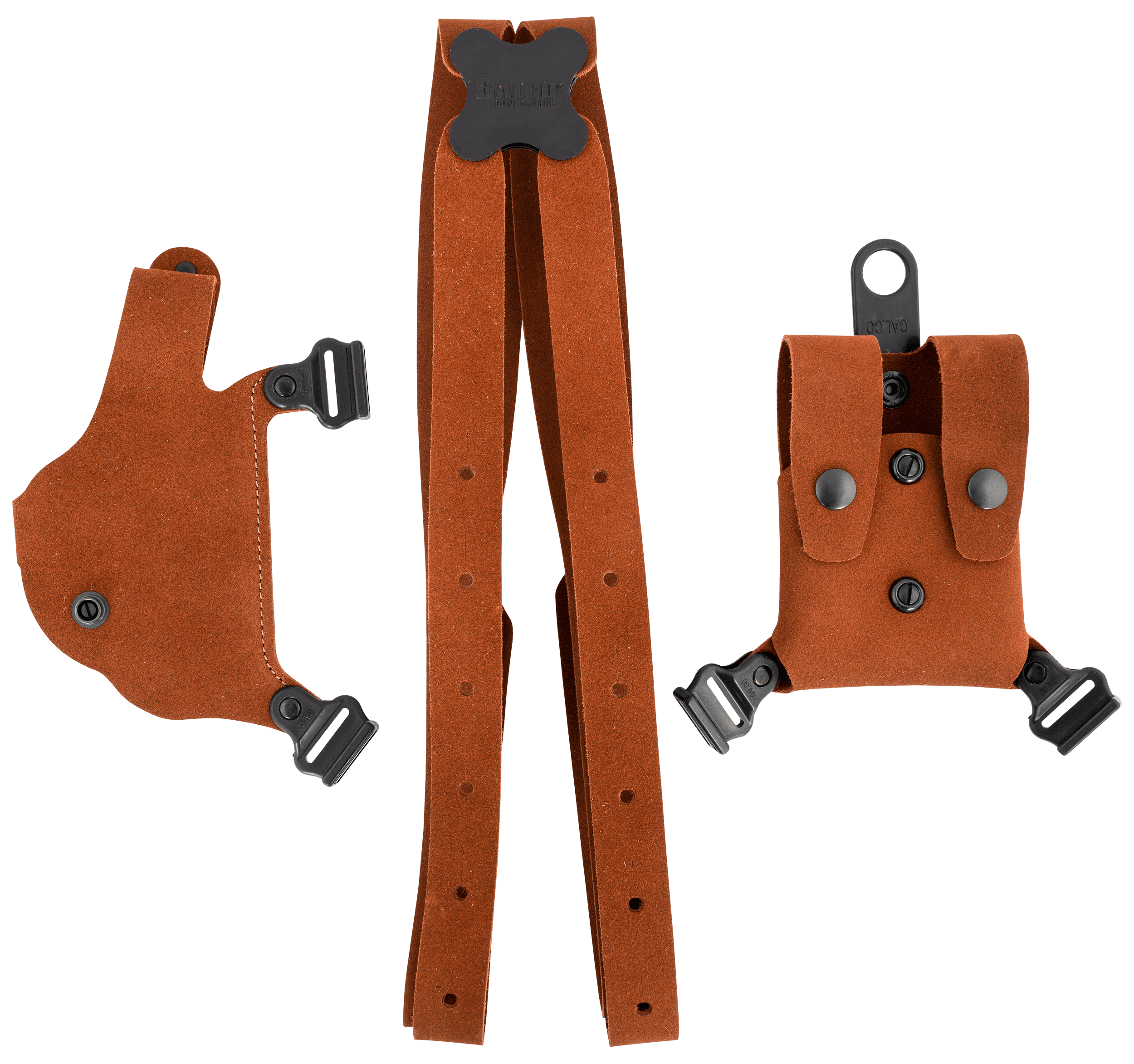 Galco CL2652 Classic Lite 2.0 Shoulder System Size Fits Chest Up To 56" Natural Leather Shoulder Fits S&W M&P Shield Fits S&W M&P Shield Plus Fits S&W M&P Shield 2.0 Right Hand