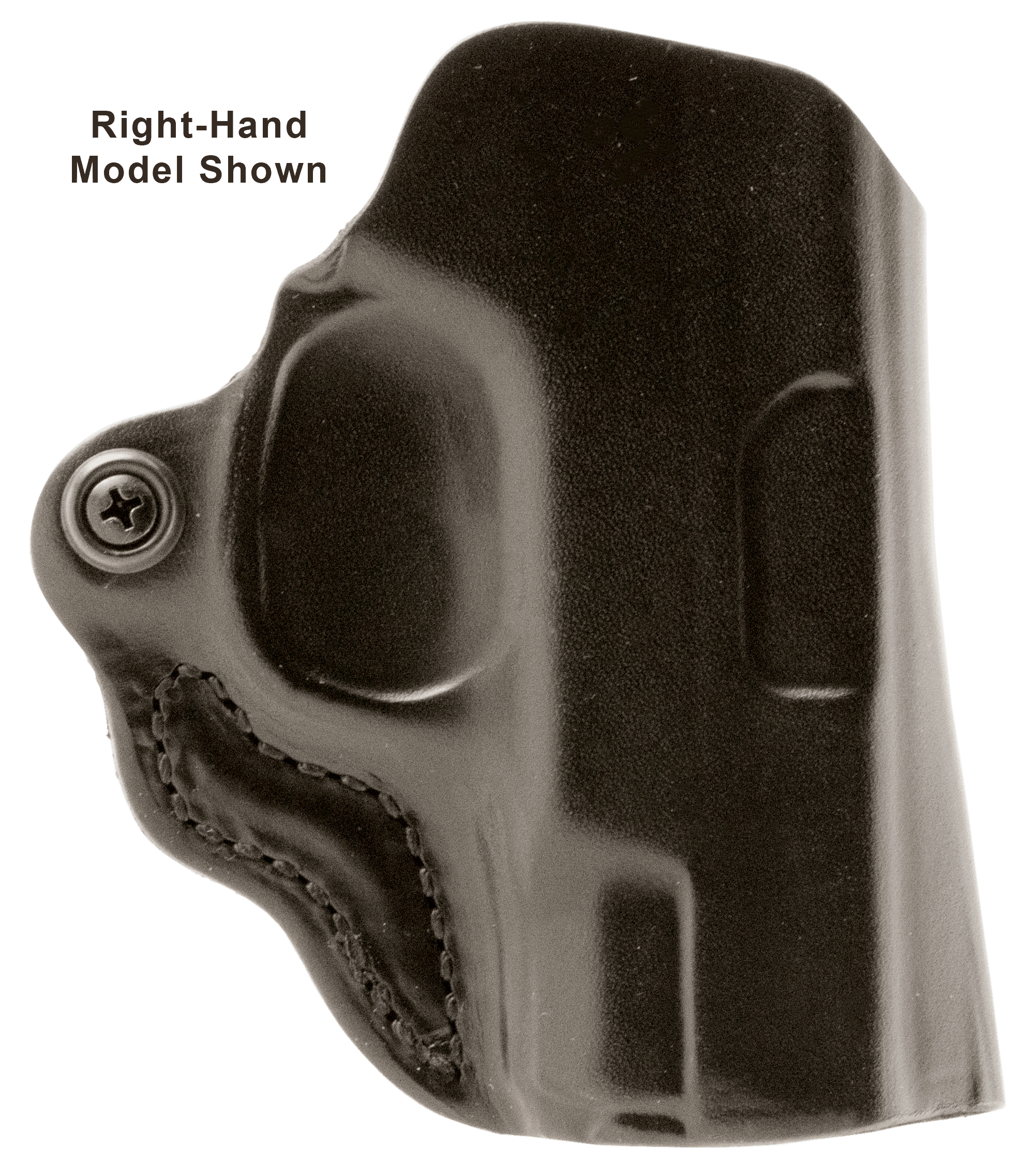 DeSantis Gunhide 019BB7WZ0 Mini Scabbard OWB Black Leather Belt Slide Fits Springfield Prodigy w/wo Red Dot Fits 4.25" Barrel