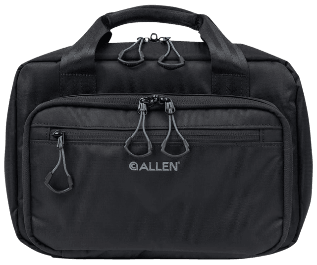 Allen 3639 Double Pistol Bag Black Nylon Holds 2 Handguns