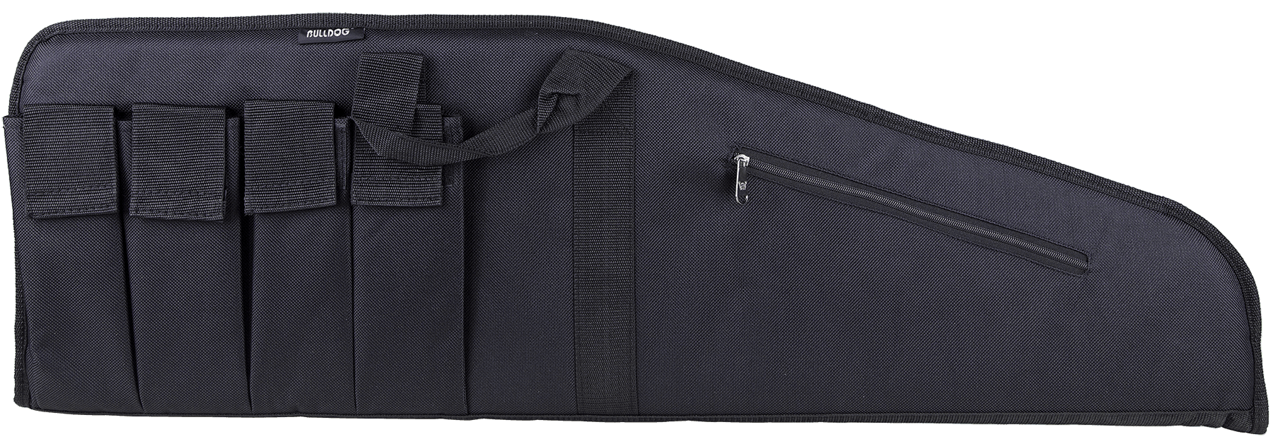 Bulldog BD421 Extreme Tactical  40" Black Water-Resistant Nylon, Tricot Lining, 4 External Velcro Magazine Pouches, Soft Padding