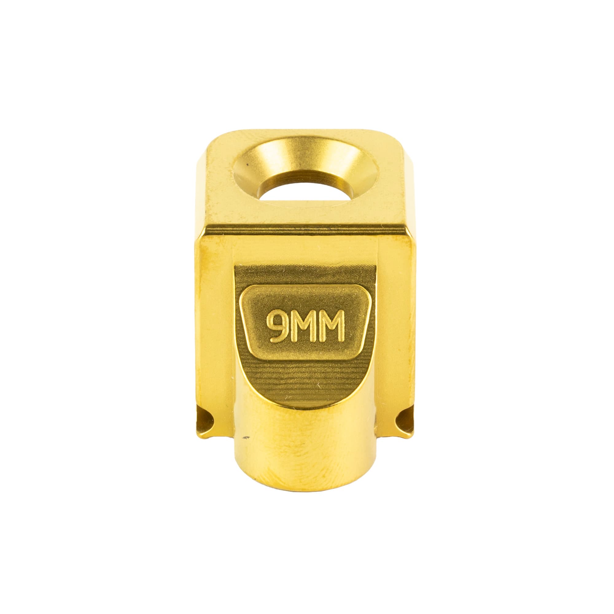 Zaffiri Precision Blowhole Compensator TiN Gold 9mm for Glock 43 43X 48