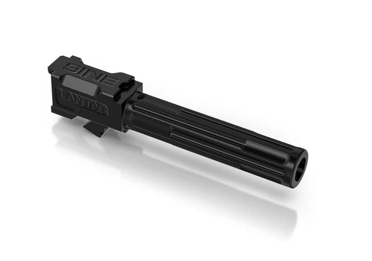 Lantac 9INE Glock G19 Fluted Barrel 416R DLC 1:10