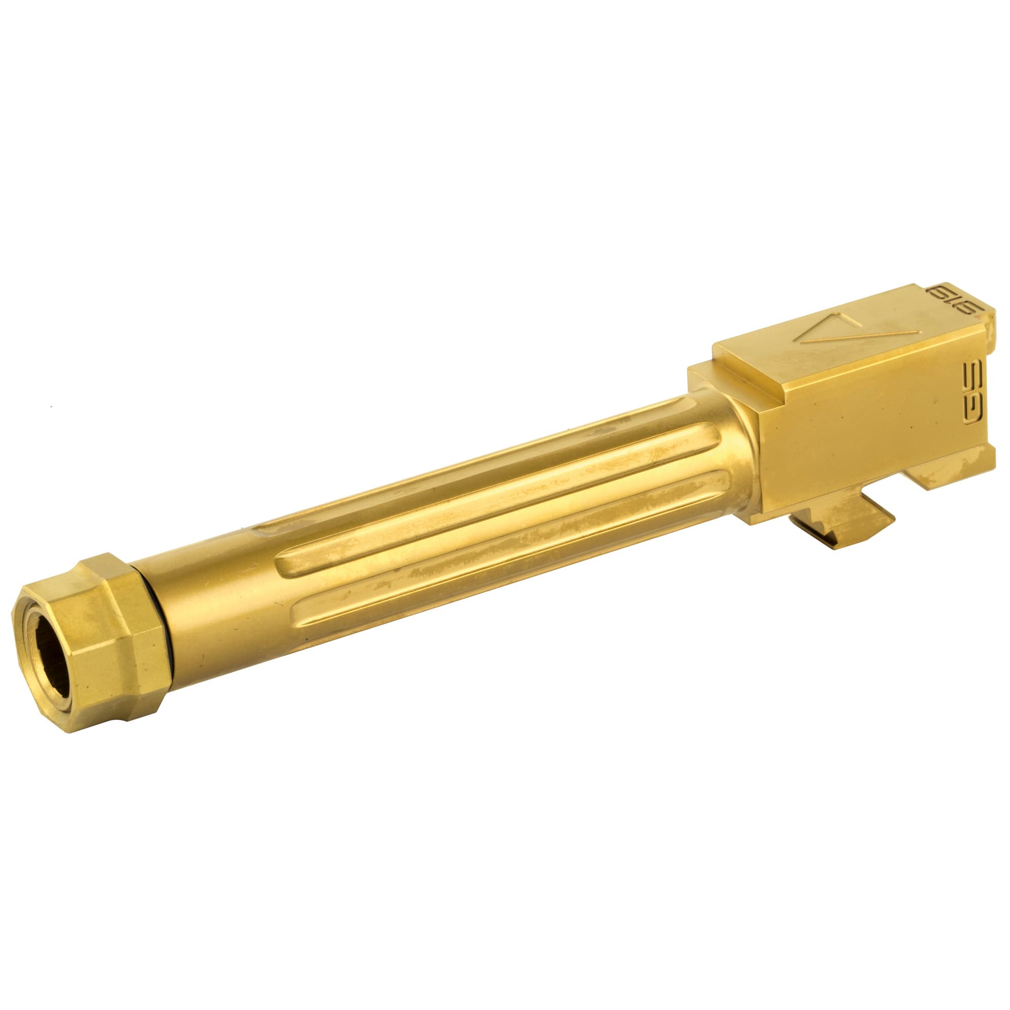 Agency Arms Ml Bbl for Glock 19 Gen 5 Threaded TiN Gold