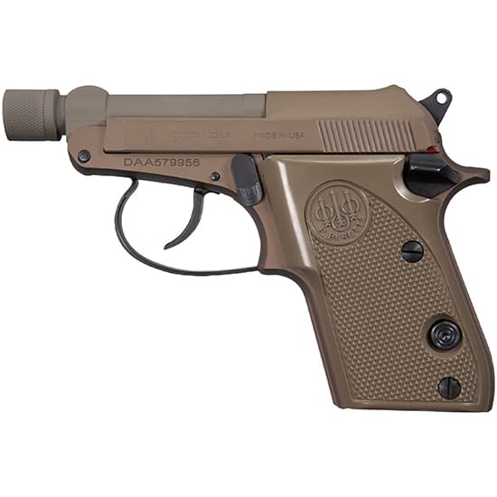 Beretta 21A Bobcat .22 Long Rifle 2.9 inch 7 Round Flat Dark Earth FDE