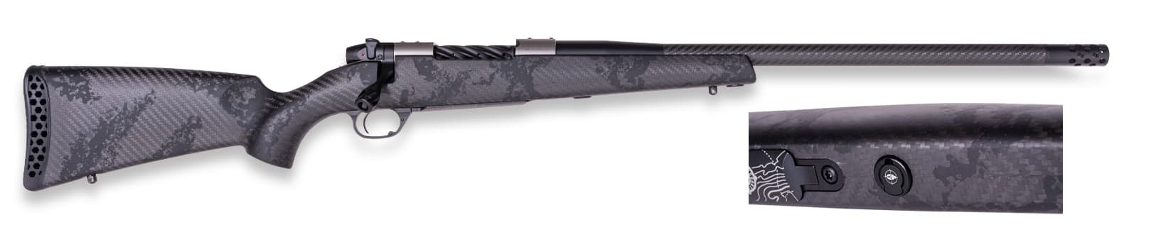 Weatherby Mark V Backcountry Guide Ti 243 Winchester 22 Inch Rifle Titanium Finish