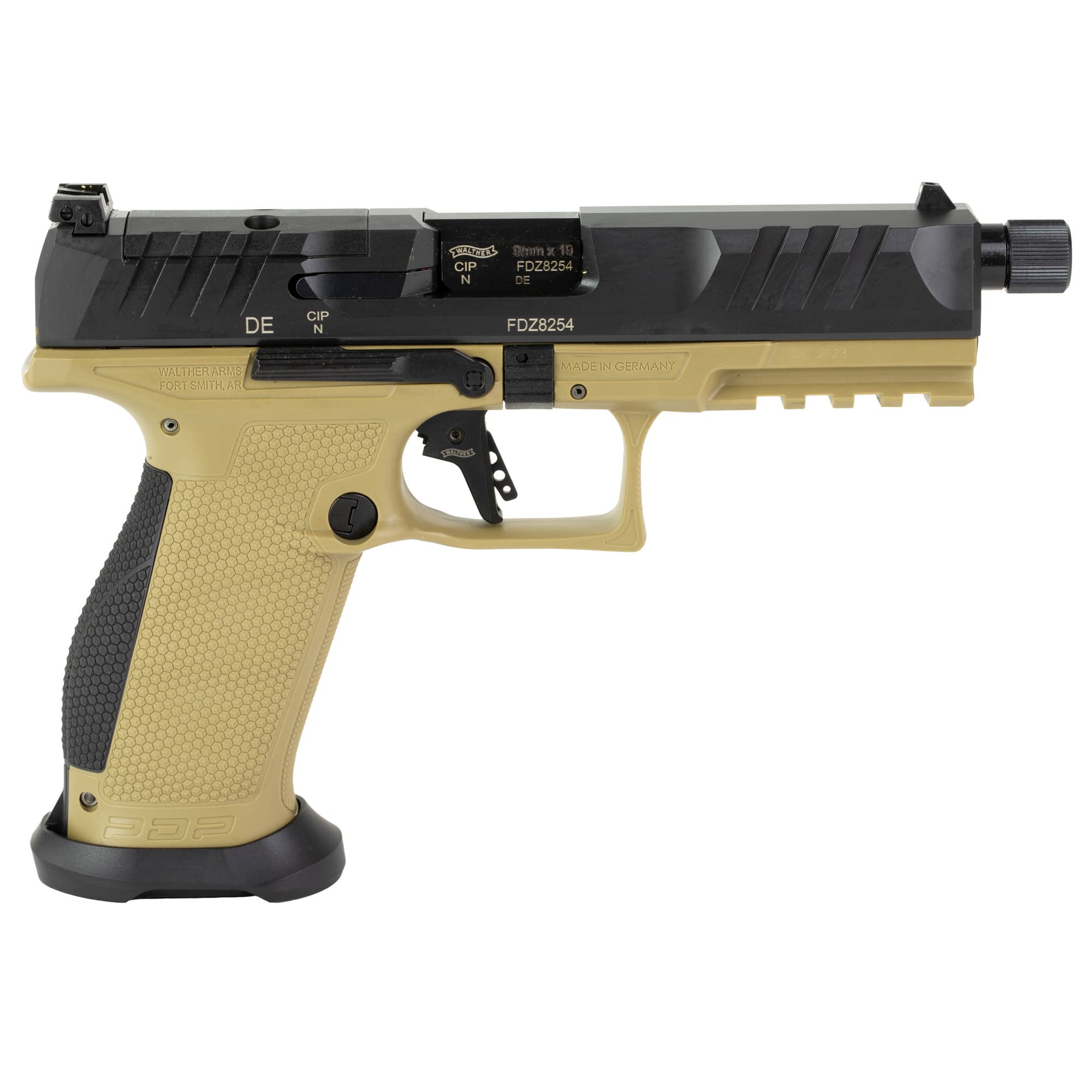 Walther Performance Duty Pistol Pro 9mm Luger 5.10in 18+1 Flat Dark Earth