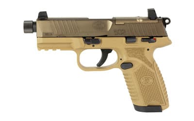 Fn 502 Tactical .22 LR 4.6 inch 10+1 Flat Dark Earth Threaded Barrel Optic Ready