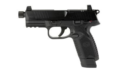 Fn 502 Tactical 22 Long Rifle 4.60" 10+1 Matte Black Optic Ready Serrated Slide