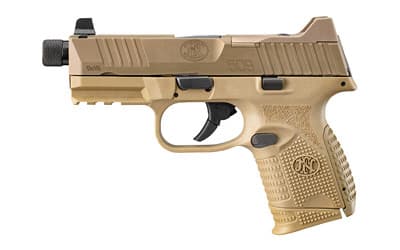FN 509 Compact Tactical 9mm Luger 4.32 in 12/24 Rounds Flat Dark Earth Optic Cut