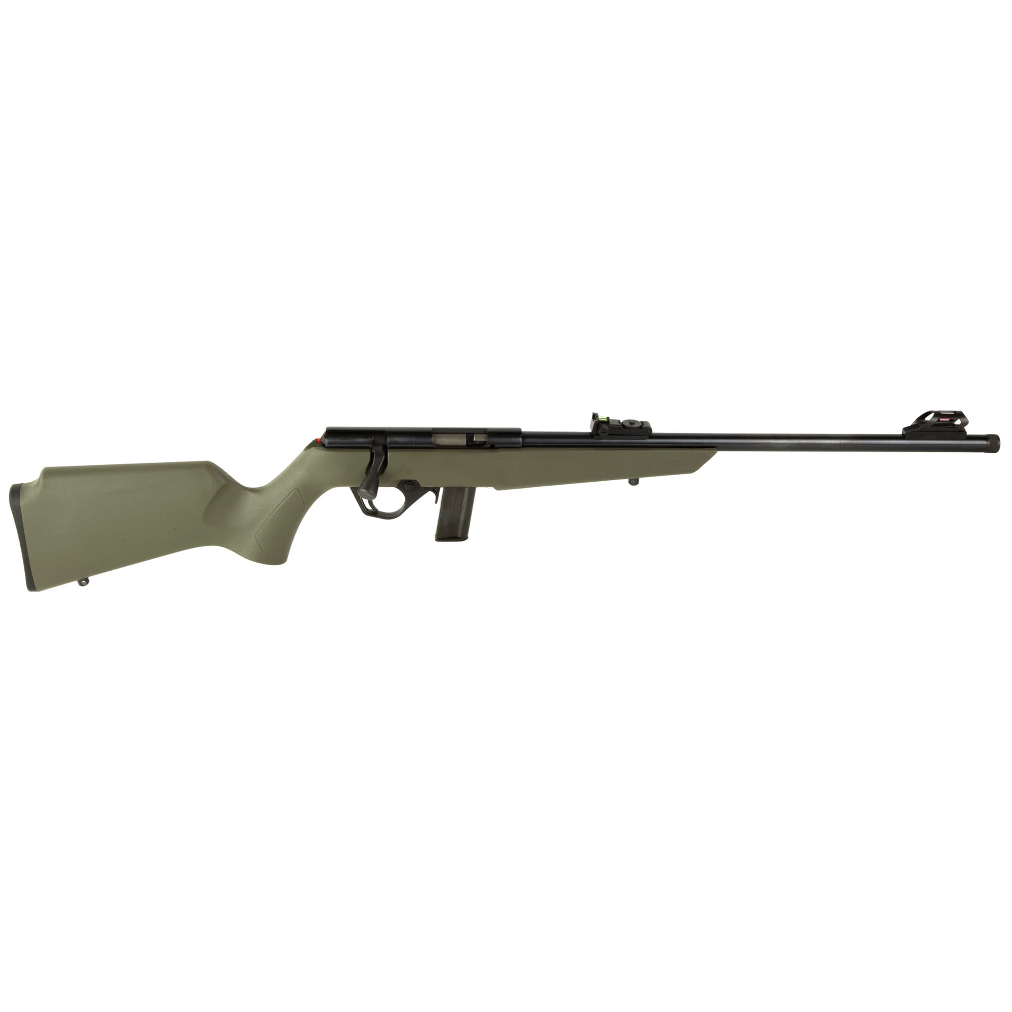Rossi Compact Bolt Action Rimfire Rifle - Black / OD Green | .22 LR | 16.5" Barrel | 10rd | Polymer Stock
