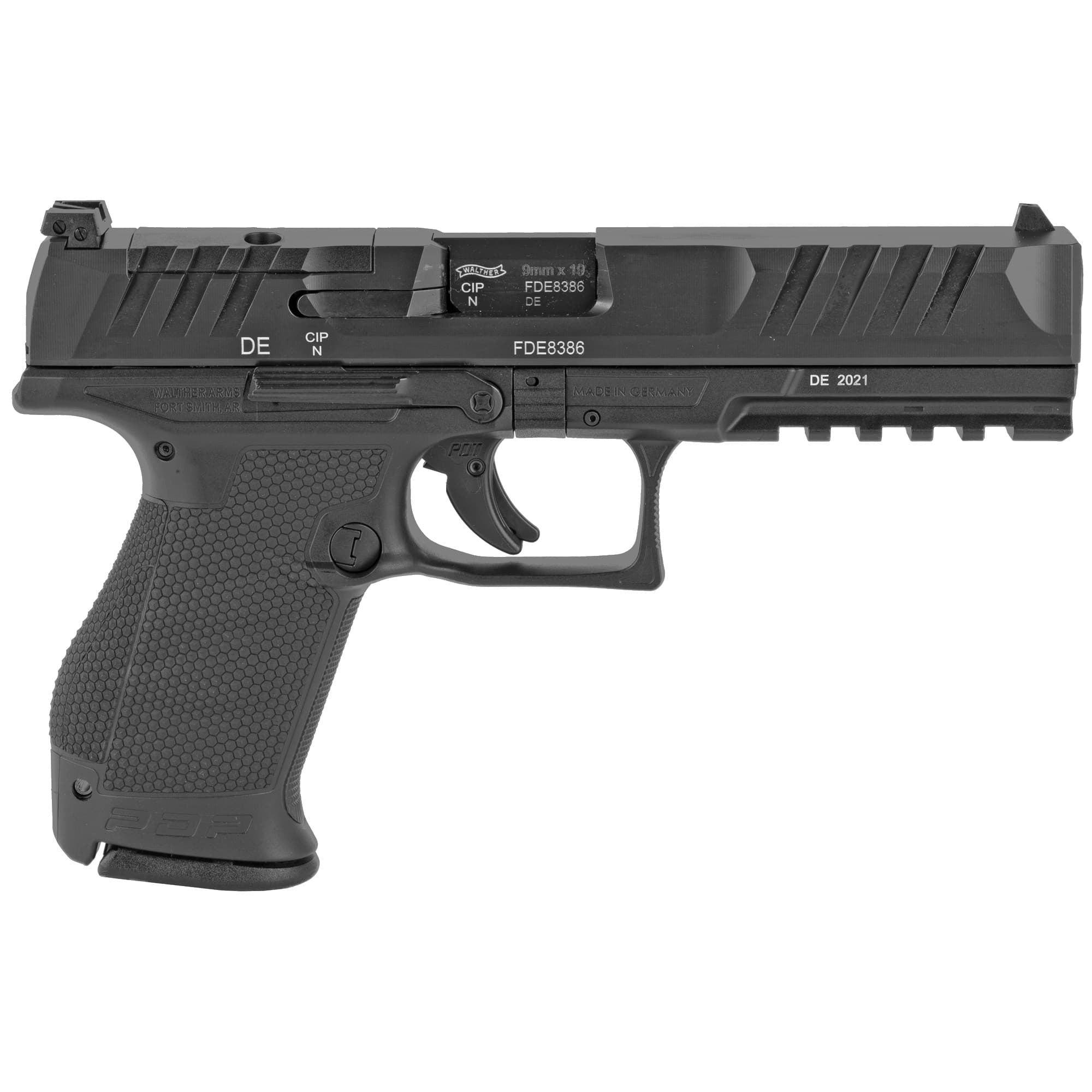Walther PDP Compact Optic Ready Pistol 9mm 5 in. Black 10 rd.