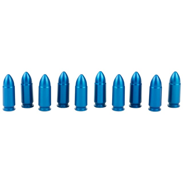 A-Zoom Snap Cap 9 mm Blue 10 pk.