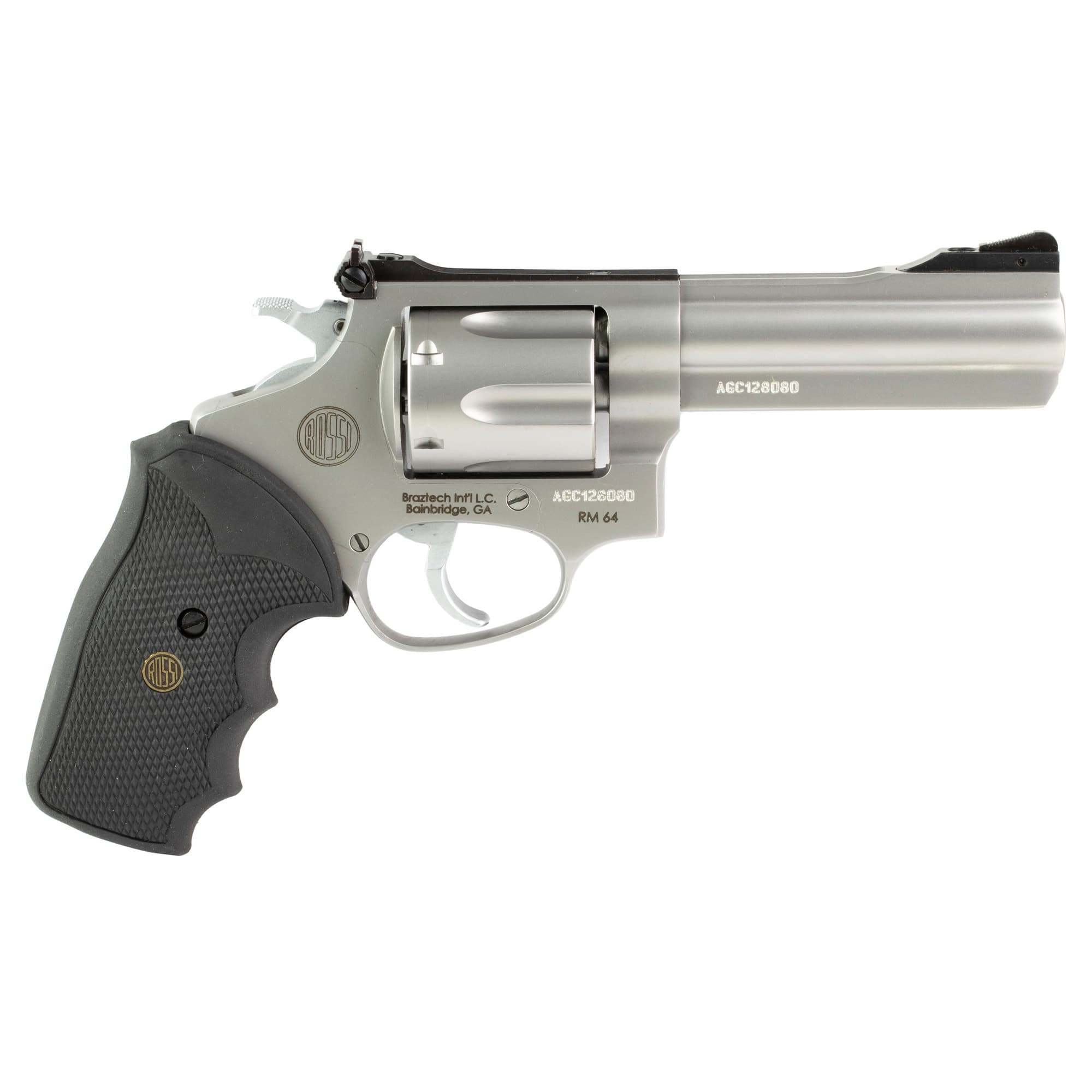 Rossi RM64 357 Magnum 4 Inch 6 Rounds Stainless Steel Revolver