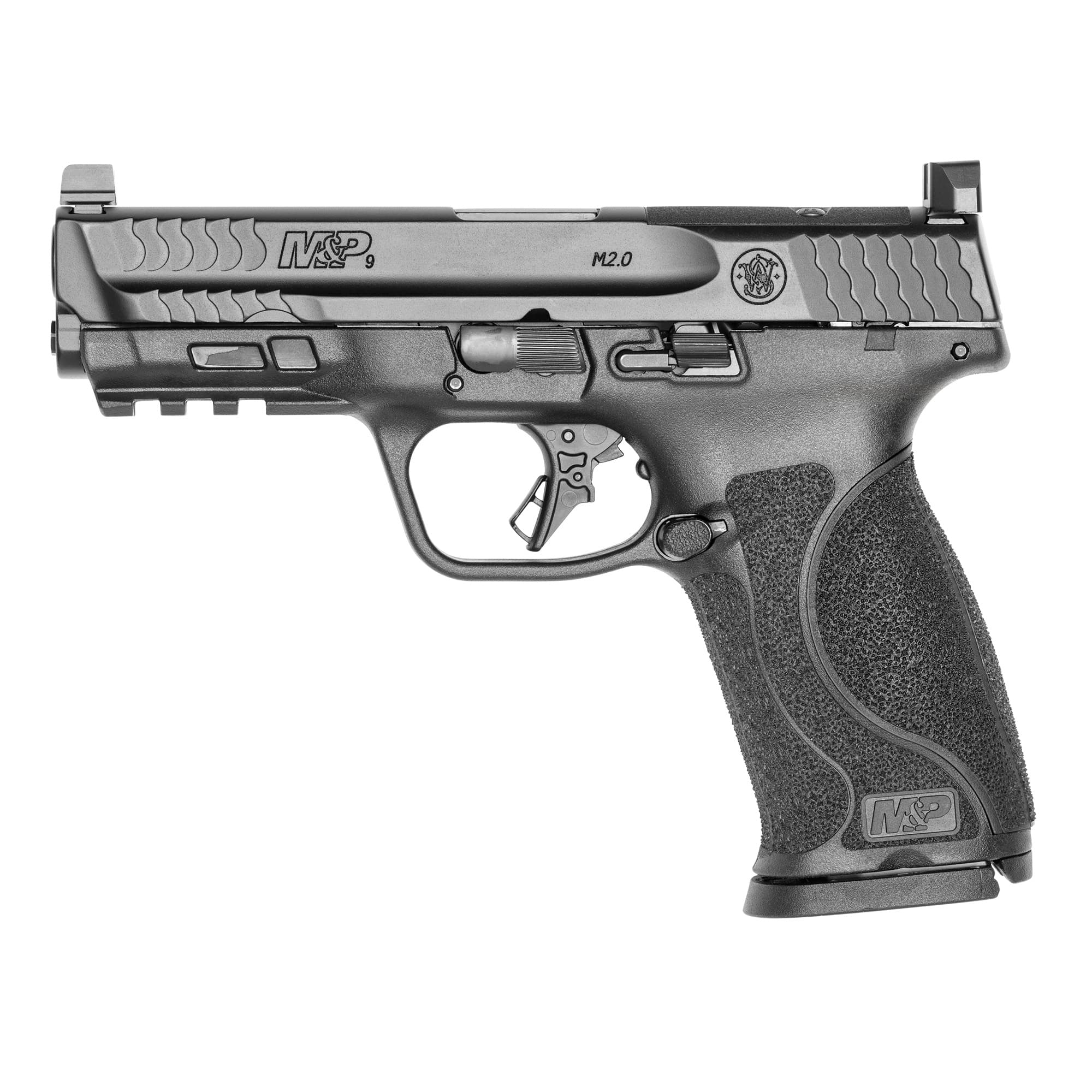 Smith & Wesson M&P M2.0 9mm 4.25in 17 Rounds Tritium Night Sights Armornite Finish