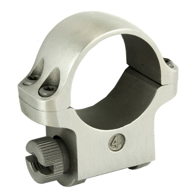 Ruger Scope Ring 1 Inch Medium Silver Steel for 42mm Objective