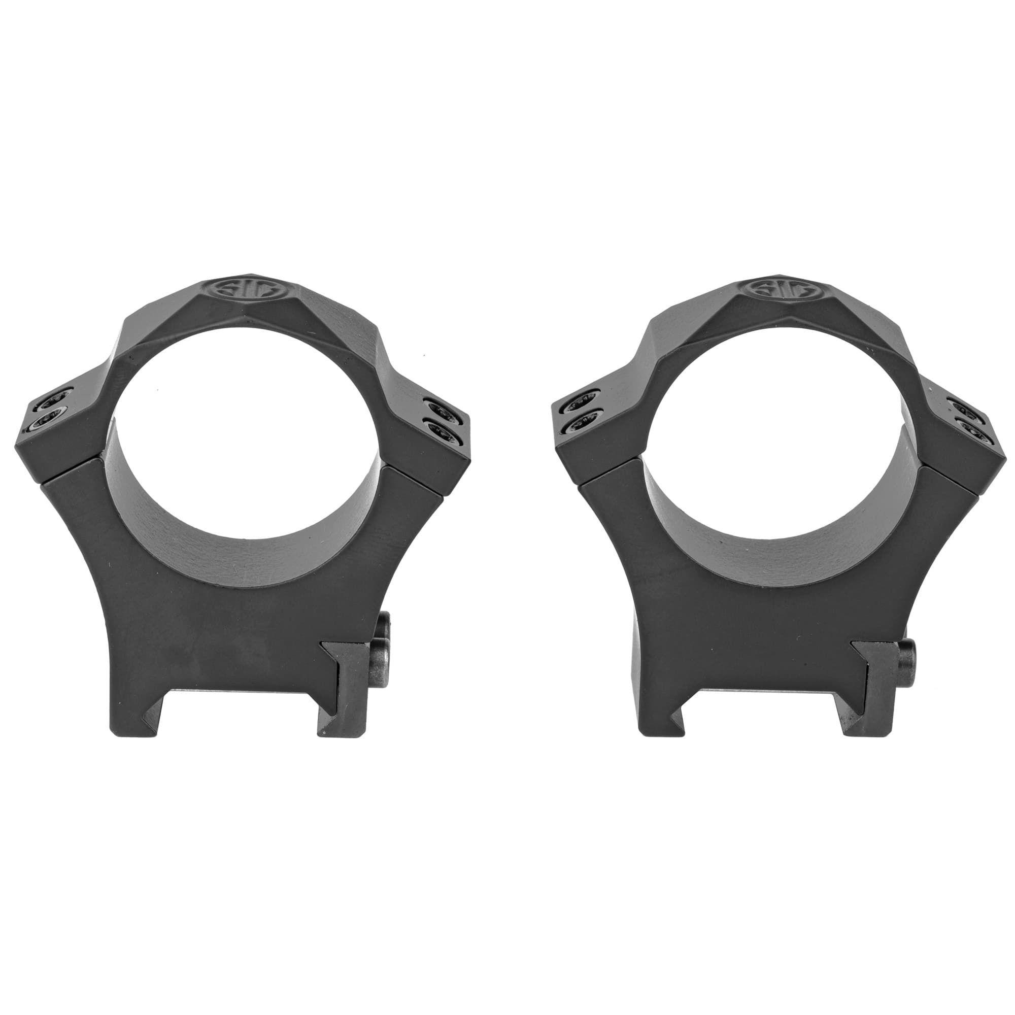 Sig Sauer Alpha 1 30mm Ring Set High Matte Stainless Mil-Spec Picatinny 0 Moa