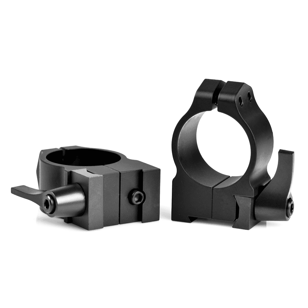 Warne War Rings 1 Qd Cz Med Matte Quick Detach Return To Zero 1 Inch