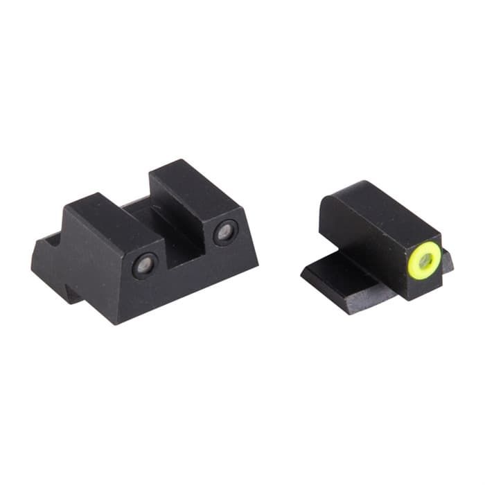Night Fision Perfect Dot Sight Set Yellow Front Black Rear Canik TP9SF TP9SA