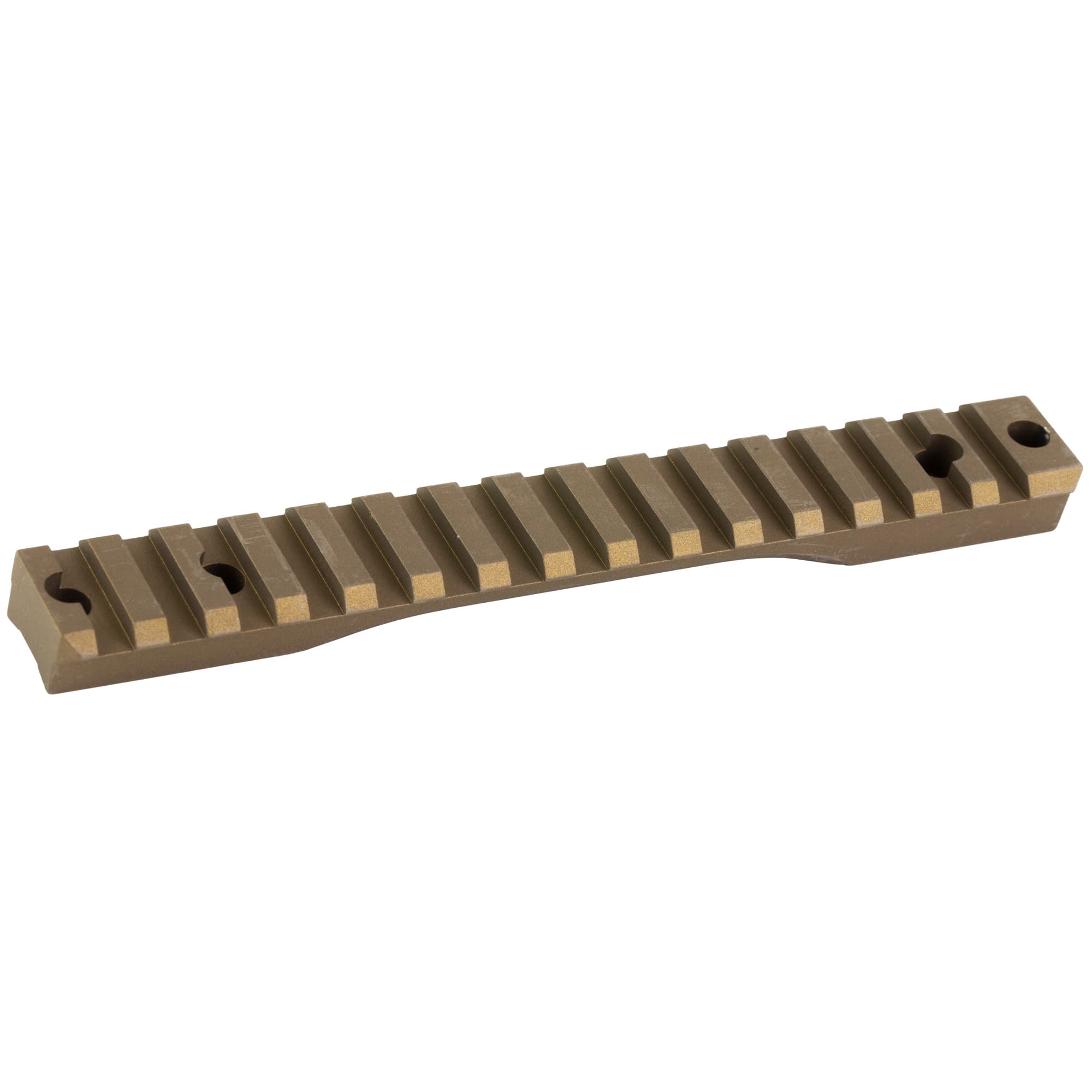 Christensen Arms One Piece Scope Base 0 MOA 20 MOA Rem 700 Action Burnt Bronze Cerakote