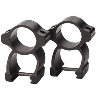 Traditions Trad Rings Detachable See Through Blued 1 Inch Scope Rings Weaver Bases