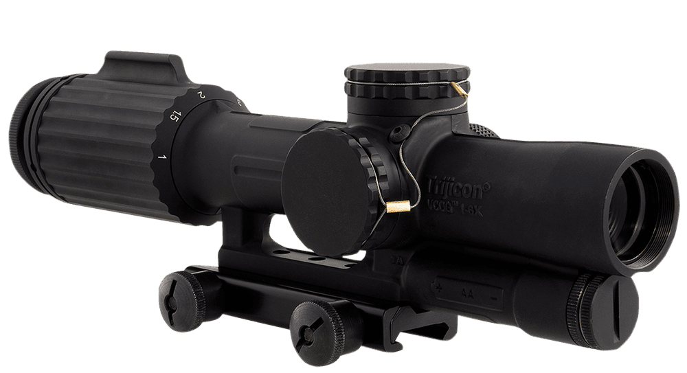 Trijicon VCOG 1-6x 24mm Obj LED Red Segmented Circle Crosshair TA51 Mount Picatinny AR308 175gr