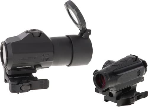 Sig Sauer Romeo4 Juliet4 Combo Graphite 1x 4x Red Dot Sight Magnifier 20mm 24mm
