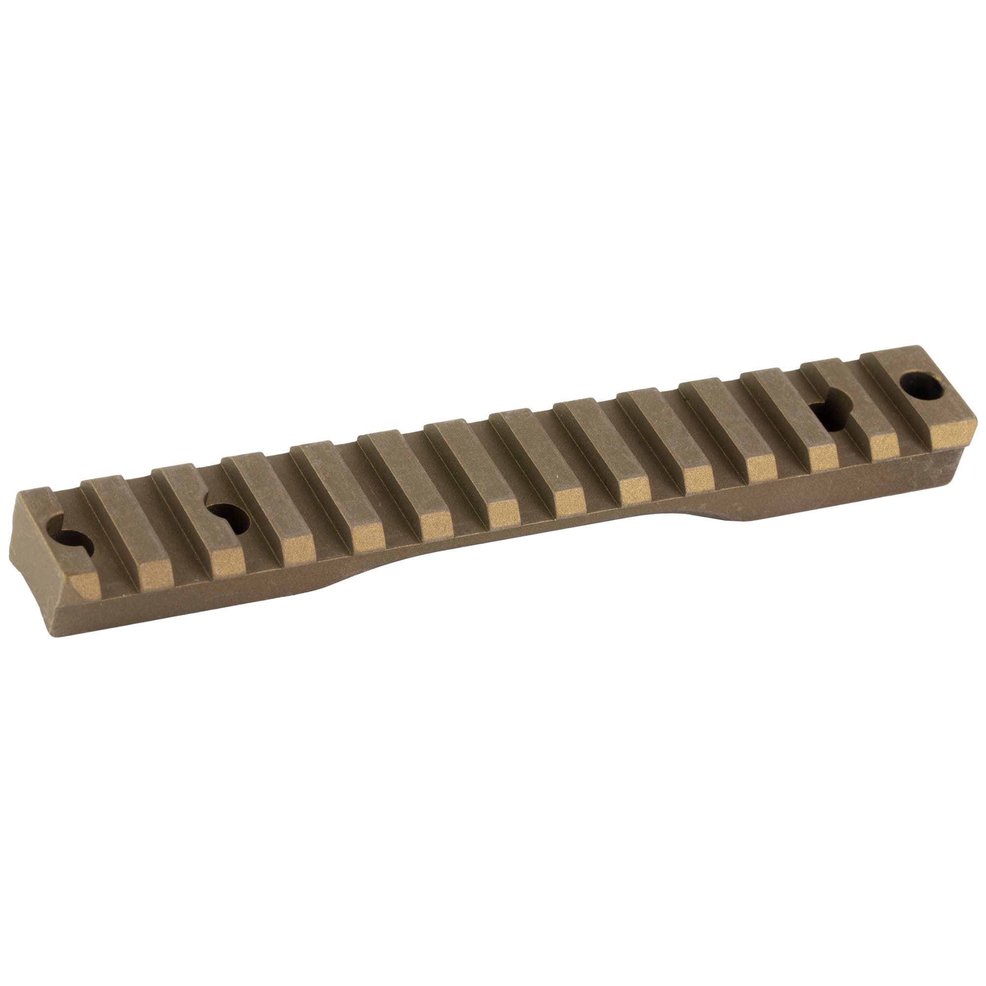 Christensen Arms Scope Base Burnt Bronze Cerakote Aluminum 0 MOA Fits Remington 700 Short Action