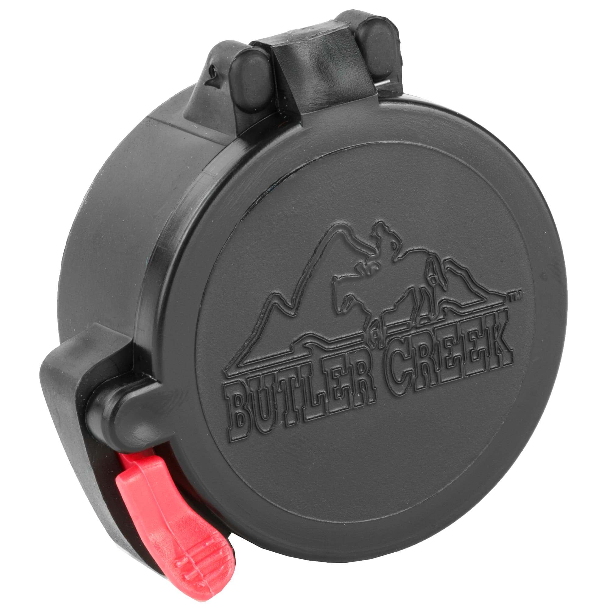 Butler Creek Flip Open Scope Cover 18 Eyepiece Friction Mount Ambidextrous Scope And Spotting
