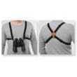 Bulldog Cases Adjustable Stretching Binocular Harness with Leather Back
