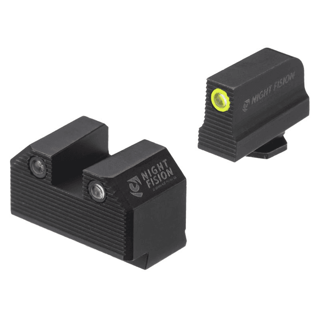 Night Fision Walther PDP Stealth Night Sight Set Yellow Front Black Back