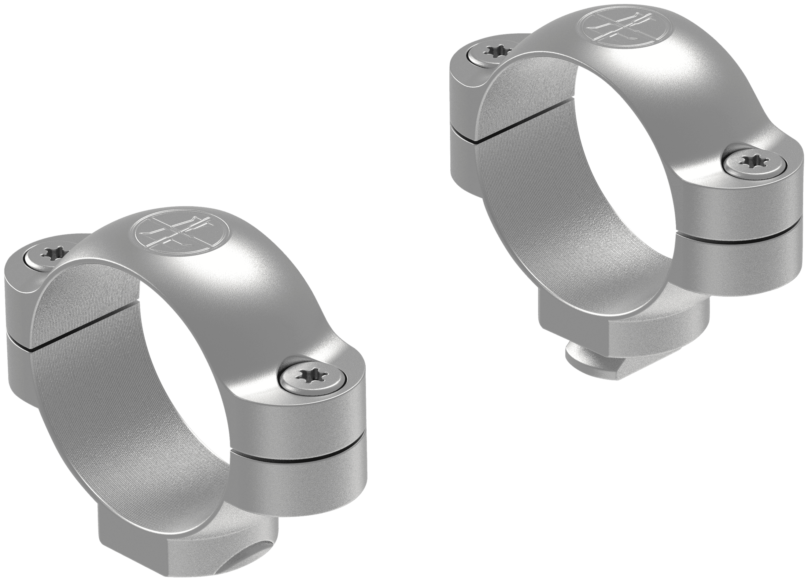 Leupold Silver 30mm Medium Std Scope Rings for Std Bases