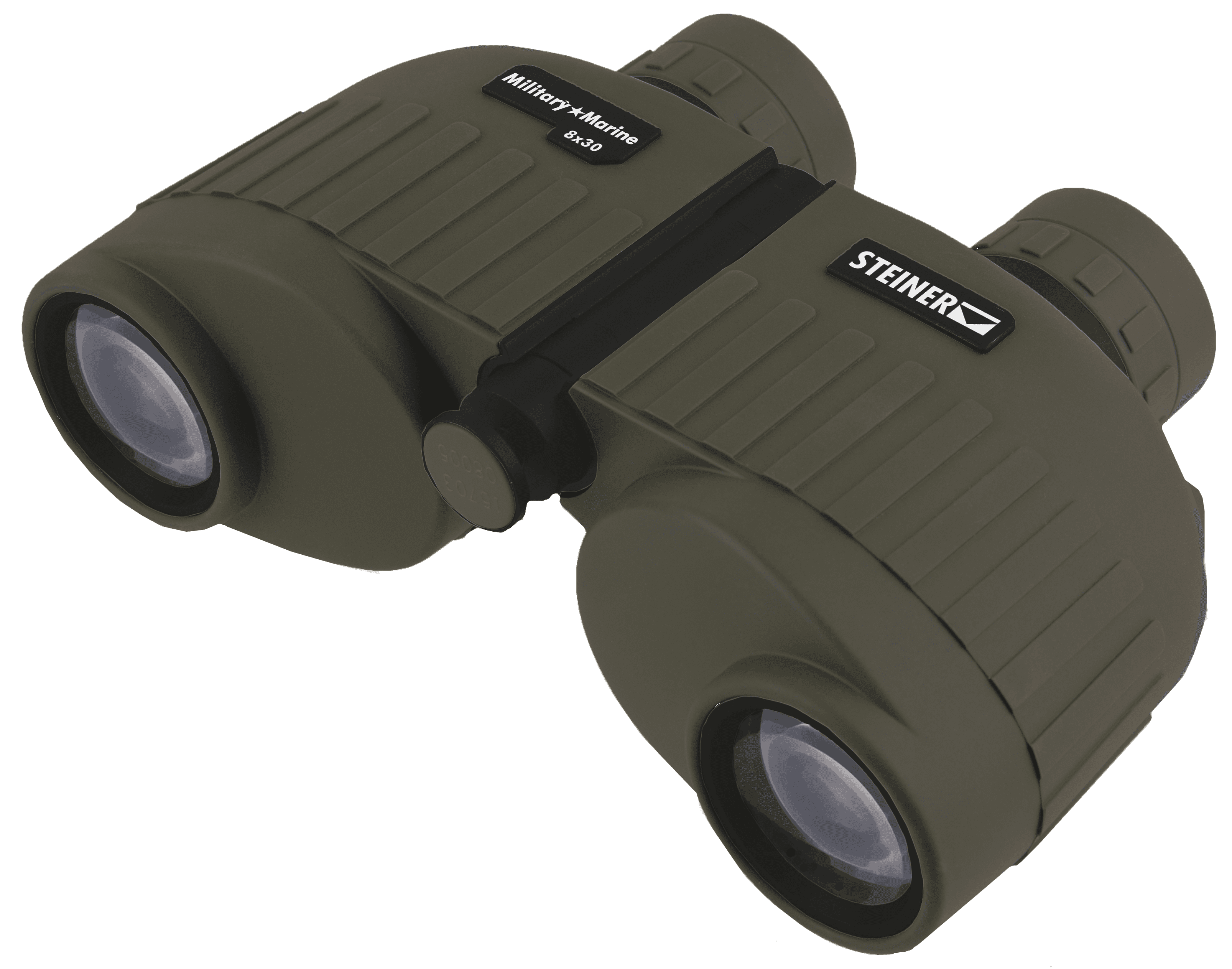Steiner Military Marine 8x30 Porro Prism Sports Auto Focus OD Green Makrolon Rubber Armor