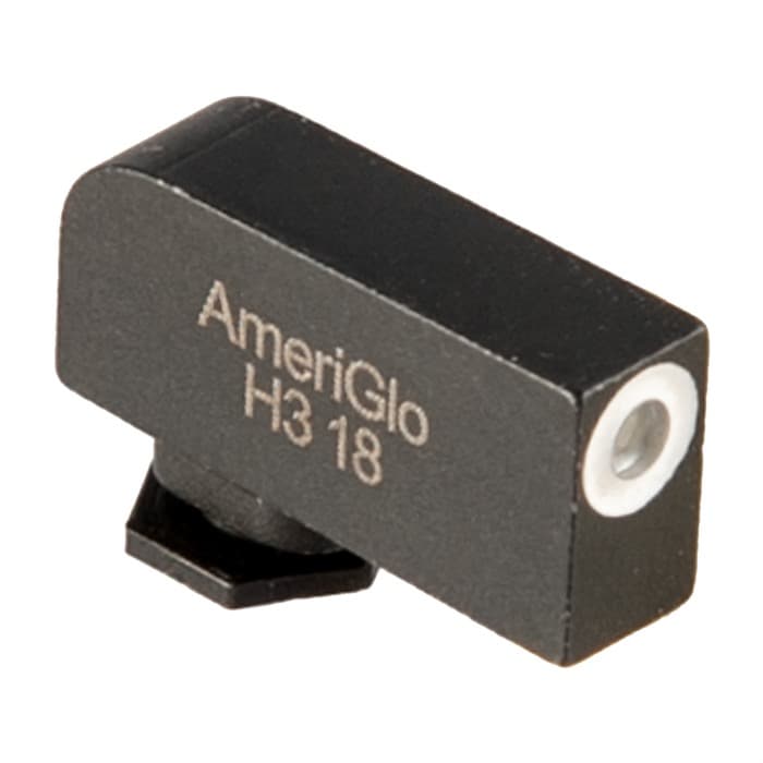AmeriGlo Glock Front Sight Green White Outline Night Sight