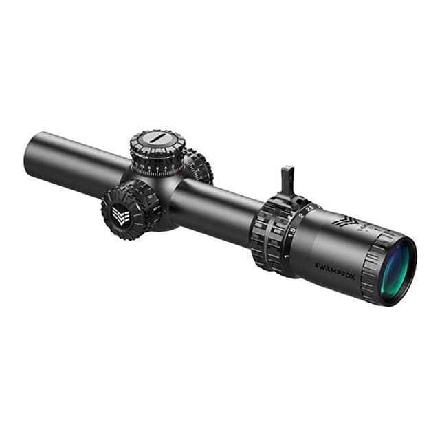 Swamp Fox Arrowhead LPVO 1-6x24mm Rifle Scope Guerrilla Dot BDC Green Illuminated