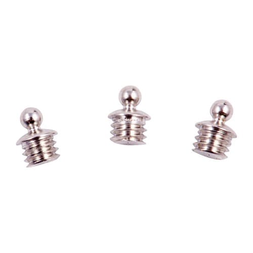 Bradley Gunsight Brass Skirted Bead 1/16 in 3-56 TPI Silver 3-Pack Universal