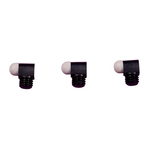 Bradley Gunsight Std Bead 5/32 8-40 TPI 1/8 Shank White 3-Pack Universal