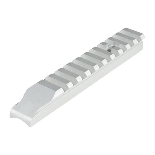 Weigand Combat Ruger Mk I Mk II 22 45 1Piece Weaver Style Aluminum Scope Base Silver