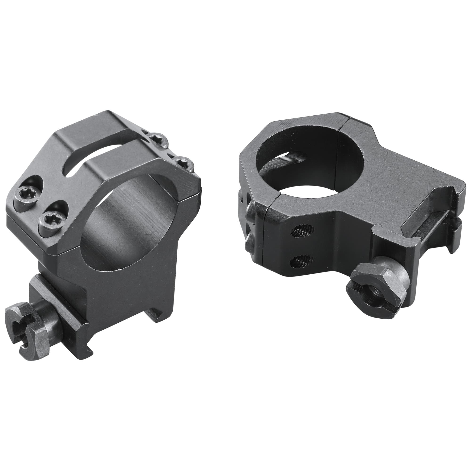 Weaver 1in Extra Extra High FourHole Skeleton Rings Matte Aluminum