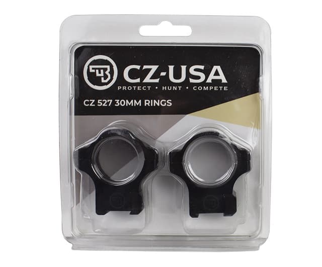 CZ Rings 30mm Medium Scope Rings for 527